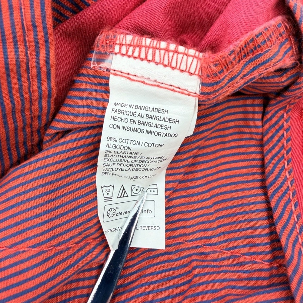 IZOD Saltwater Shorts Mens 40 Red Stretch Flat Front Relaxed Classics 9.5" NEW - Picture 8 of 10